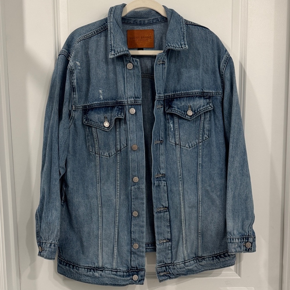 Lucky Brand Boyfriend Trucker Denim Jacket